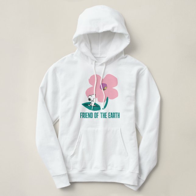 Sudadera Cacahuetes | Ilustración de la flor rosa de la nat (Diseño del anverso)