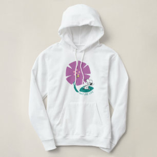Sudadera Cacahuetes   Ilustración de la naturaleza Flor mor