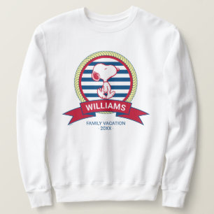 Sudadera Cacahuetes   Insignia náutica de Snoopy