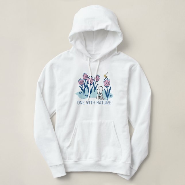 Sudadera Cacahuetes | Jardín de flores Snoopy & Woodstock (Diseño del anverso)