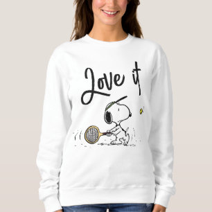 Sudadera Cacahuetes Jugador de tenis Snoopy