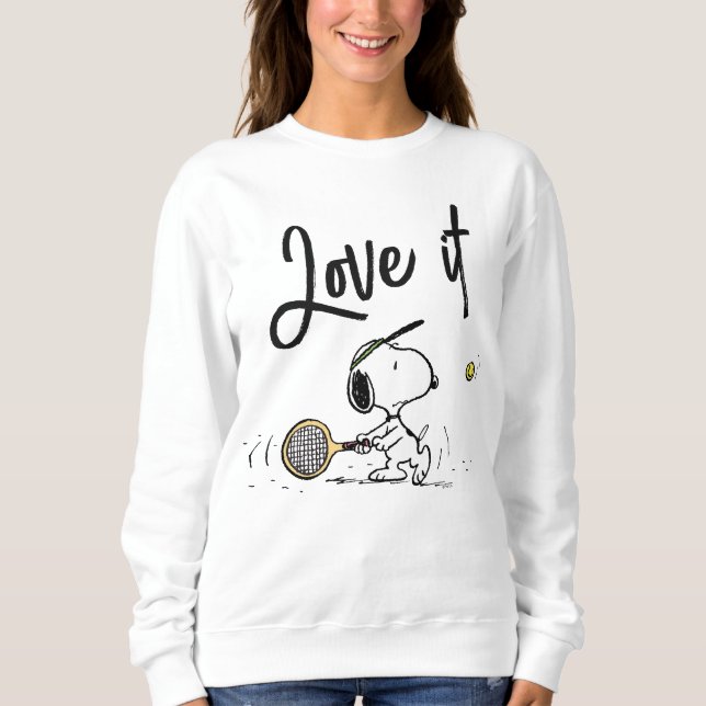 Sudadera Cacahuetes | Jugador de tenis Snoopy (Anverso)