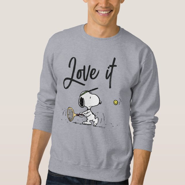 Sudadera Cacahuetes | Jugador de tenis Snoopy (Anverso)