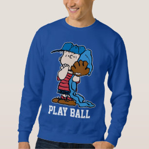 Sudadera Cacahuetes   Linus En Su Engranaje De Béisbol