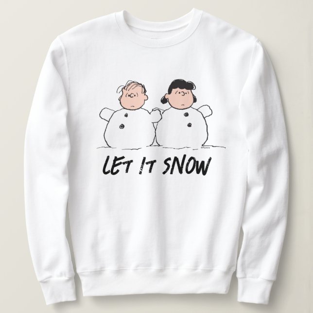Sudadera Cacahuetes | Linus & Lucy Snowmen (Anverso del diseño)