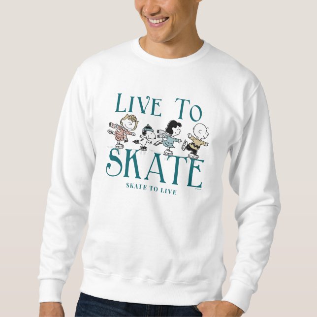 Sudadera Cacahuetes | Live to Skate (Anverso)
