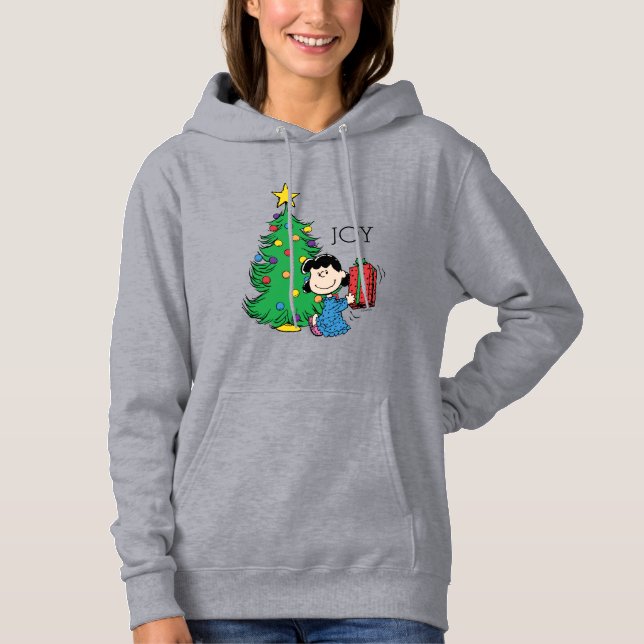 Sudadera Cacahuetes | Lucy Christmas Tree (Anverso)