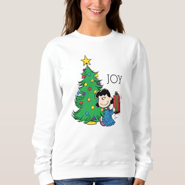 Sudadera Cacahuetes | Lucy Christmas Tree (Anverso)