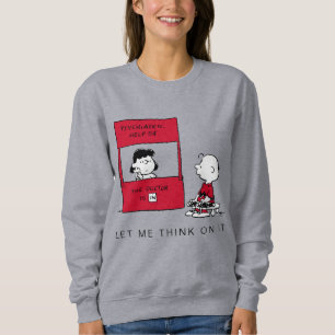 Sudadera Cacahuetes   Lucy da consejos a Charlie Brown