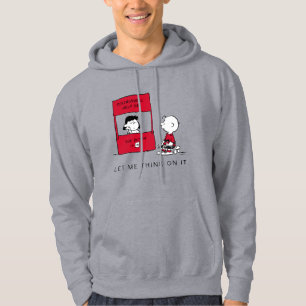 Sudadera Cacahuetes Lucy da consejos a Charlie Brown