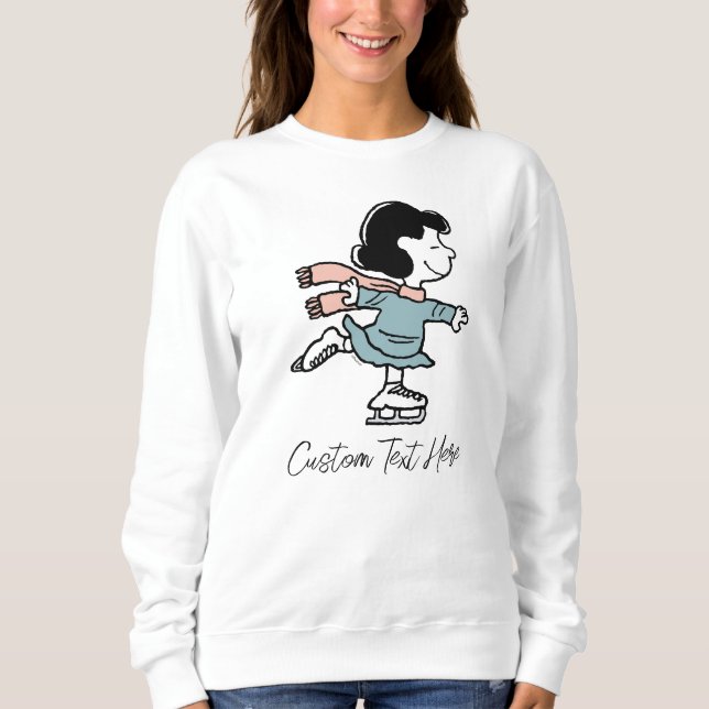 Sudadera Cacahuetes | Lucy Sobre Hielo (Anverso)