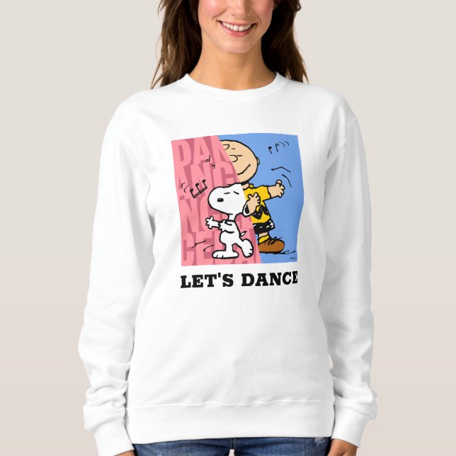 Sudadera Cacahuetes | Media danza Snoopy y Charlie Brown (Anverso)