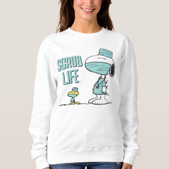 Sudadera Cacahuetes | Médicas Snoopy & Woodstock (Anverso)