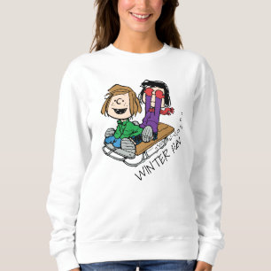 Sudadera Cacahuetes   Patty Peppermint & Marcie Sled Riding