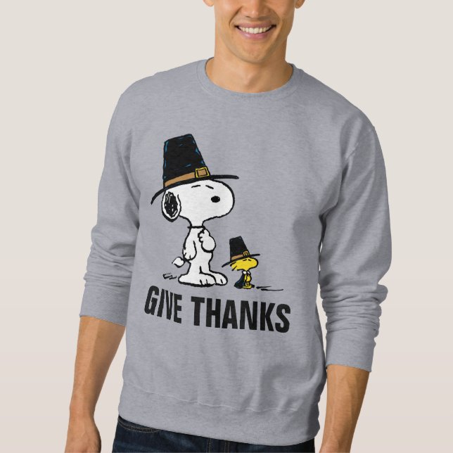 Sudadera Cacahuetes | Peregrino Snoopy & Woodstock (Anverso)