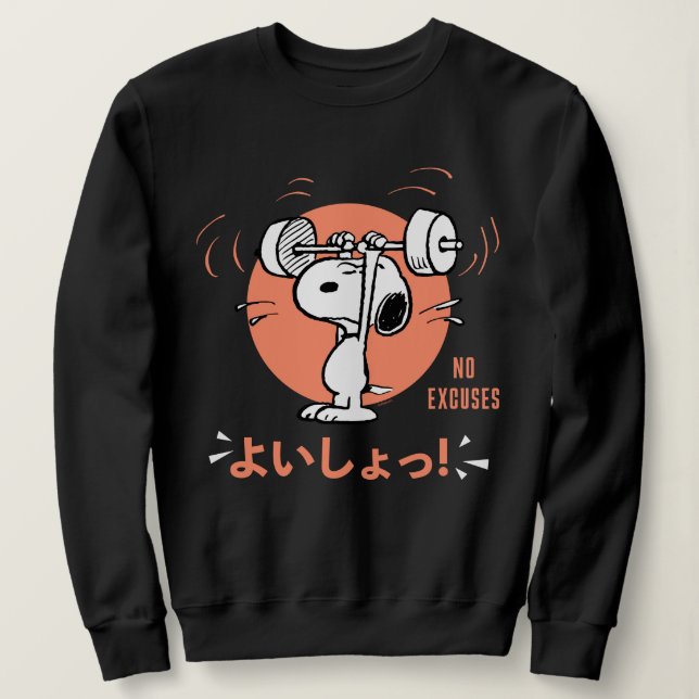 Sudadera Cacahuetes | Pesos de elevación de la sonda (Anverso del diseño)