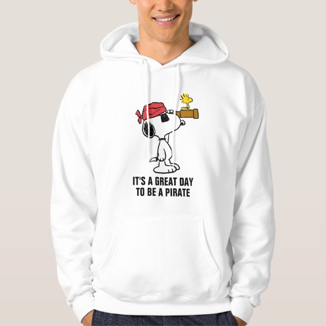Sudadera Cacahuetes | Pirate Snoopy y Woodstock (Anverso)