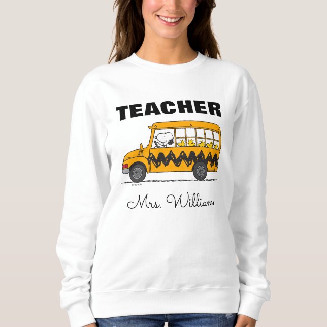 Sudadera Cacahuetes | Profesor de Conductor de Autobús Snoo (Anverso)