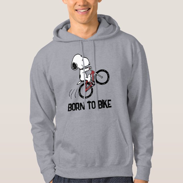 Sudadera Cacahuetes | Rueda de bicicleta Snoopy (Anverso)