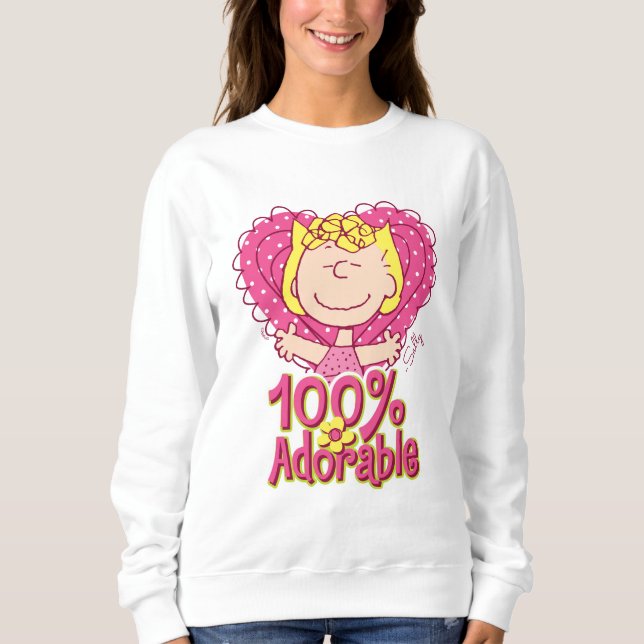 Sudadera Cacahuetes | Sally 100% Adorable (Anverso)