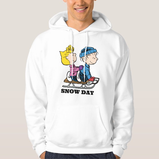 Sudadera Cacahuetes | Sally & Linus Sled Riding (Anverso)