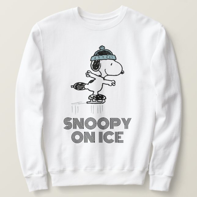 Sudadera Cacahuetes | Snoopia En El Hielo (Anverso del diseño)