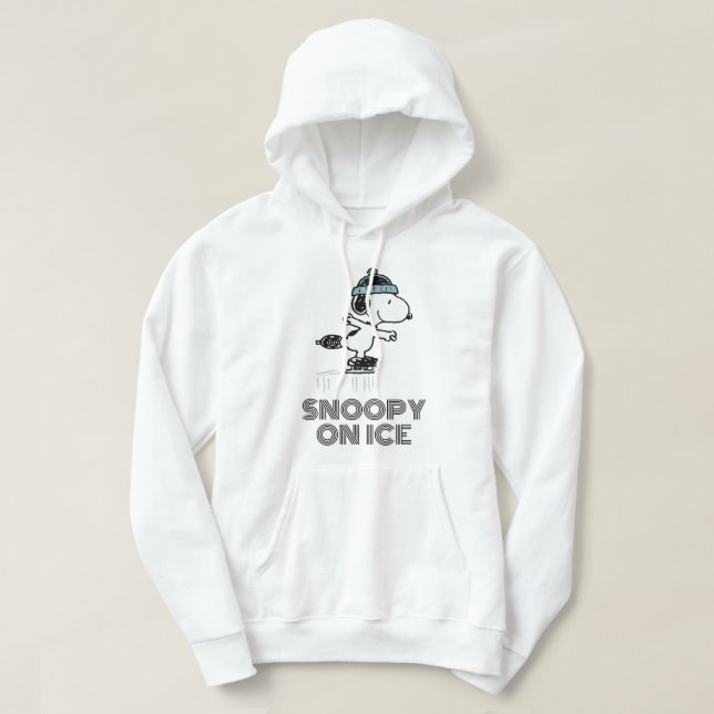 Sudadera Cacahuetes | Snoopia En El Hielo (Diseño del anverso)