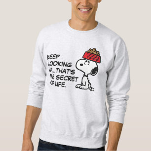 Sudadera Cacahuetes   Snoopy Balanceando Su Plato De Perro