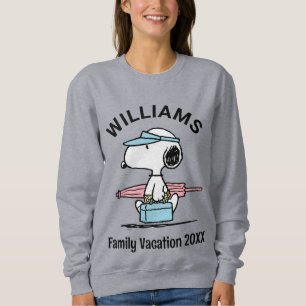 Sudadera Cacahuetes Snoopy Beach Walk Family Vacaciones