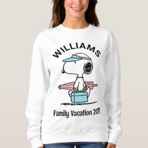 Sudadera Cacahuetes   Snoopy Beach Walk Family Vacaciones