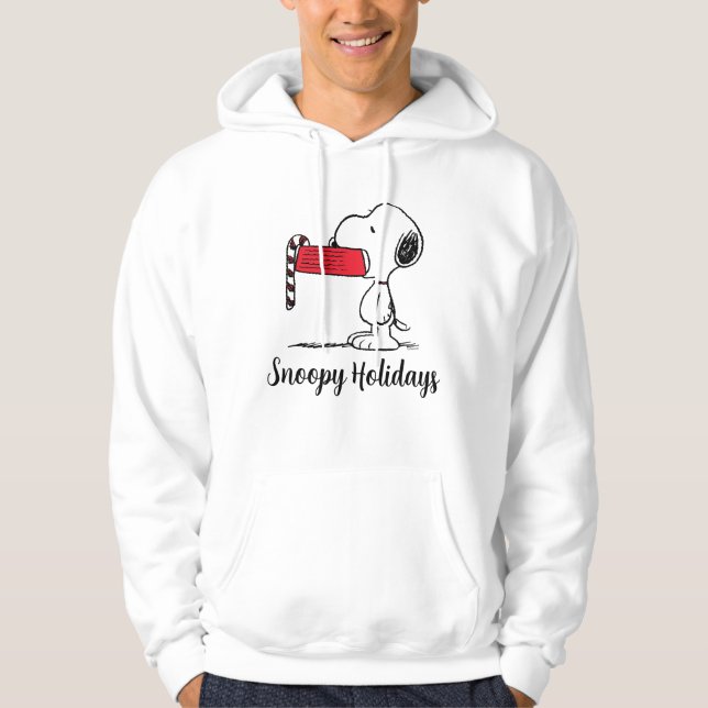 Sudadera Cacahuetes | Snoopy Candy Cane Food Dish (Anverso)