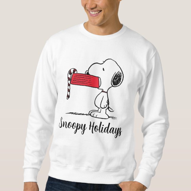 Sudadera Cacahuetes | Snoopy Candy Cane Food Dish (Anverso)
