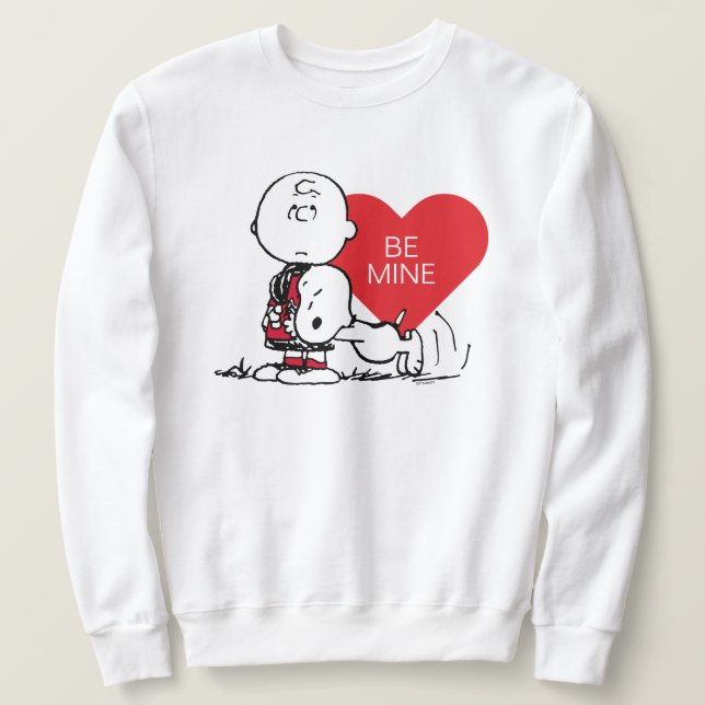 Sudadera Cacahuetes | Snoopy & Charlie Brown Valentine (Anverso del diseño)