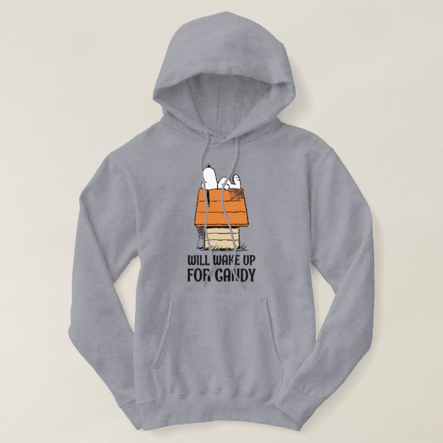 Sudadera Cacahuetes | Snoopy Despertará Por Candy (Diseño del anverso)