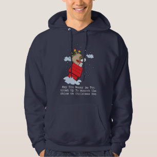 Sudadera Cacahuetes   Snoopy el hielo volador a los Navidad