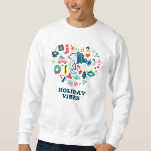 Sudadera Cacahuetes Snoopy Holiday Happiness Heart