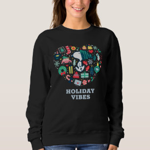 Sudadera Cacahuetes Snoopy Holiday Happiness Heart