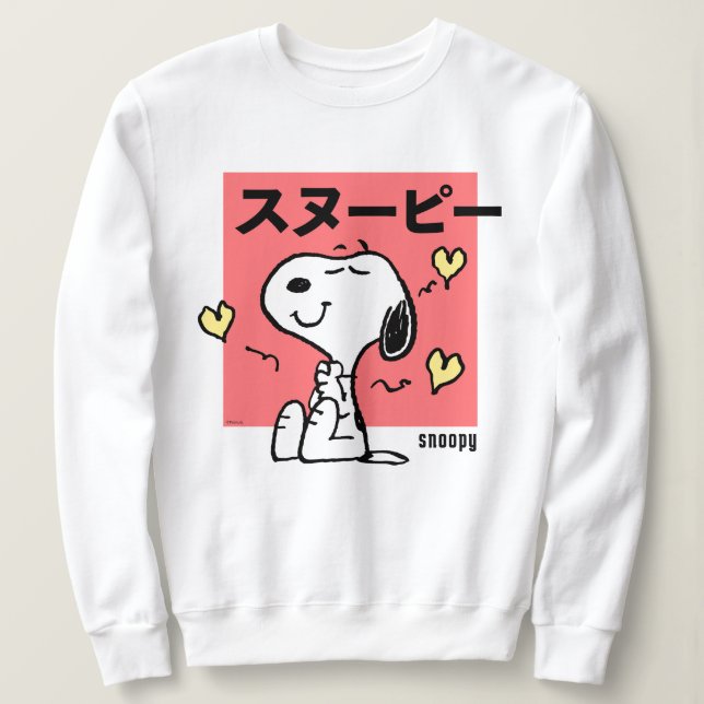 Sudadera Cacahuetes | Snoopy Hug Hearts (Anverso del diseño)