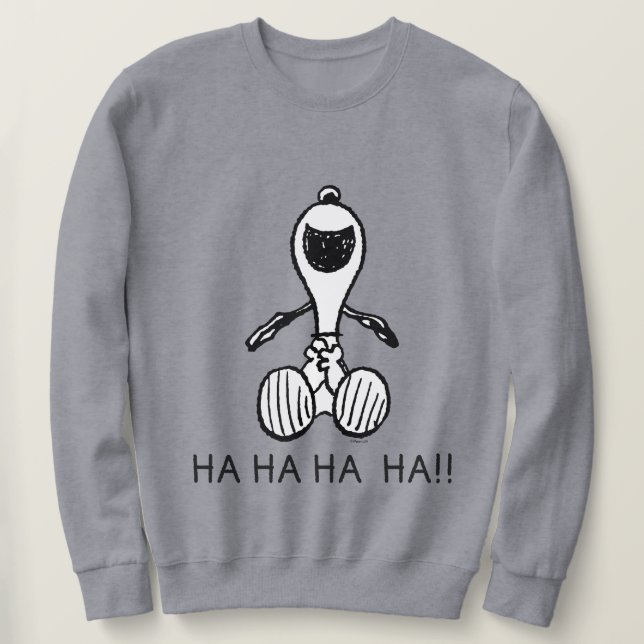 Sudadera Cacahuetes | Snoopy Laughs (Anverso del diseño)