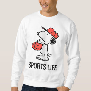 Sudadera Cacahuetes Snoopy Making the Catch