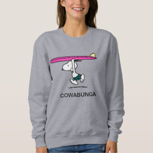 Sudadera Cacahuetes   Snoopy Running to the Surf