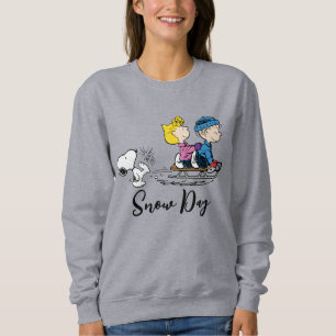 Sudadera Cacahuetes   Snoopy, Sally & Linus Sled Riding