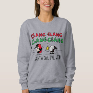 Sudadera Cacahuetes Snoopy Santa Claus y Lucy