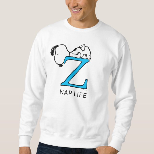 Sudadera Cacahuetes | Snoopy Sleeping Z (Anverso)