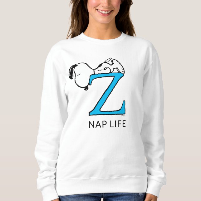 Sudadera Cacahuetes | Snoopy Sleeping Z (Anverso)