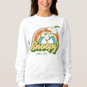 Sudadera Cacahuetes   Snoopy Sparkle Rainbow