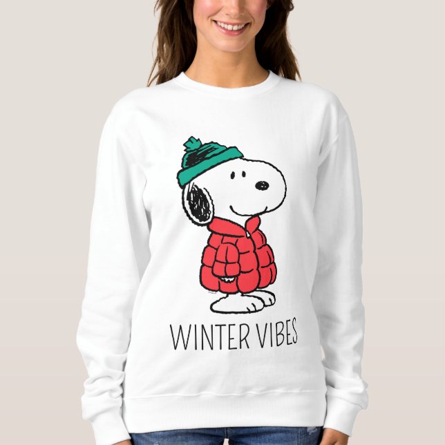 Sudadera Cacahuetes | Snoopy Winter Coat & Gorra (Anverso)