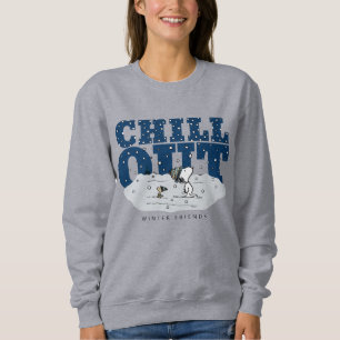 Sudadera Cacahuetes   Snoopy & Woodstock Chill Out
