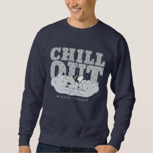 Sudadera Cacahuetes   Snoopy & Woodstock Chill Out