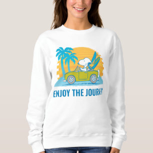 Sudadera Cacahuetes   Snoopy & Woodstock Disfruta del viaje